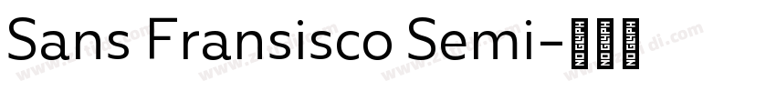 Sans Fransisco Semi字体转换